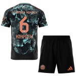 Günstige Fußballtrikots FC Bayern München Kimmich 6 Kinder Auswärtstrikot 2024-25 Kurzarm
